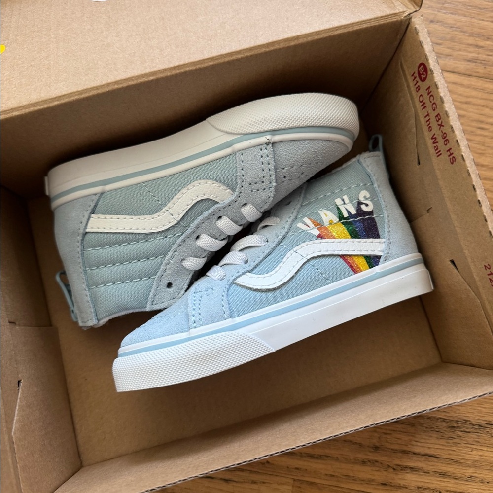 Vans Kids Blue High-Top Sneakers